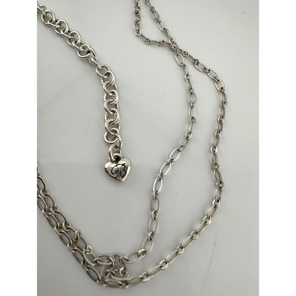 Brighton *BLESSED* Charm Necklace - Joy * Peace * Love w Hearts, Turquoise Beads - Picture 9 of 13